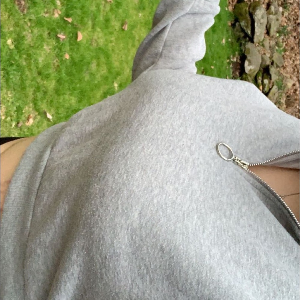 Cropped Half Zip Up Pullover